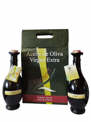 Estuche Lote 2 botellas de 500 ml. AOVE Fúcares