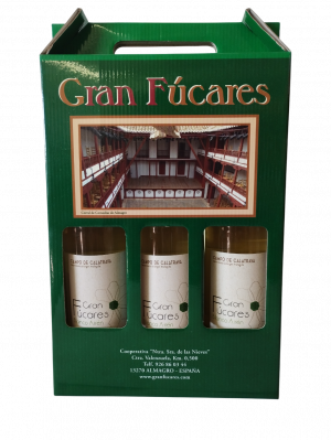 Estuche Lote 3 Botellas Gran Fúcares Blanco Jóven Airen