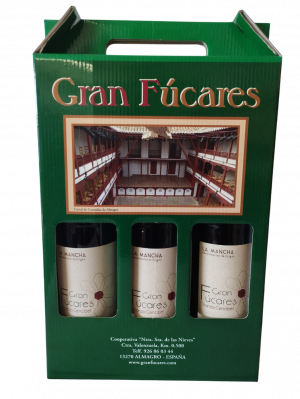 Estuche Lote 3 Botellas Gran Fúcares Tinto Crianza Cencibel